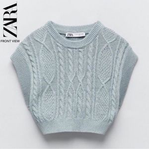 Zara knit sweater vest